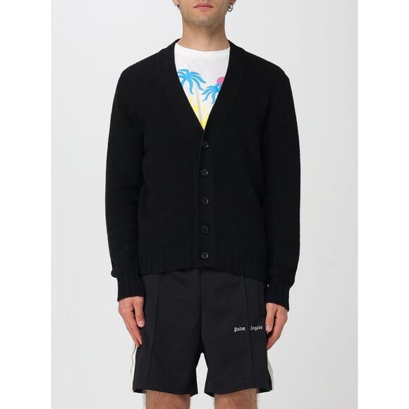 Palm Angels Cardigan Men Black
